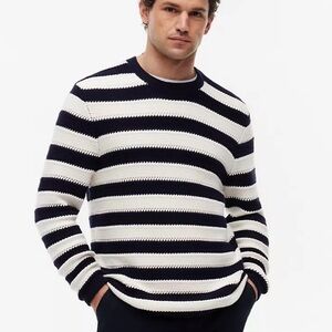 Tommy Hilfiger Striped Crochet Sweater